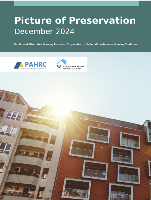 report cover. title over a photo of an apartment building.